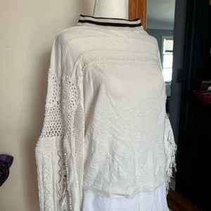 Free People | Marakesh Embellished Sleeves top